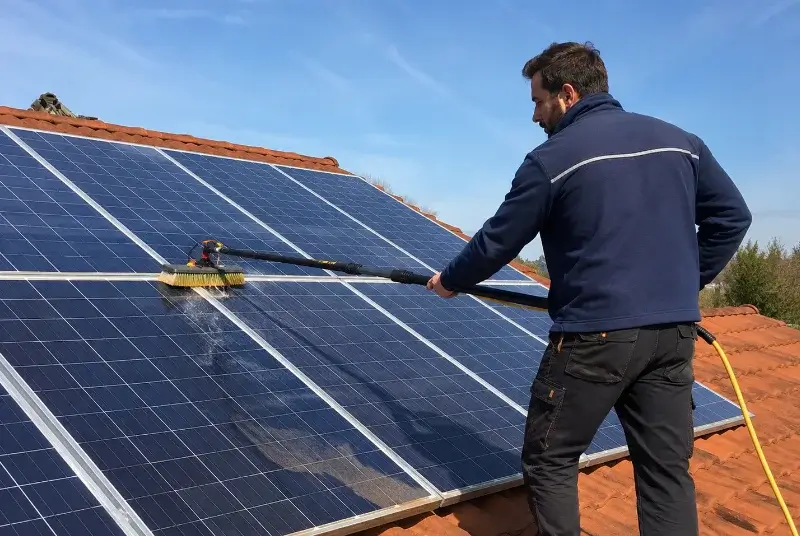 Nettoyage et entretien de panneaux solaires à Martignargues